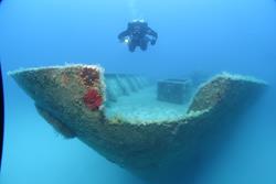 Malta wreck diving.